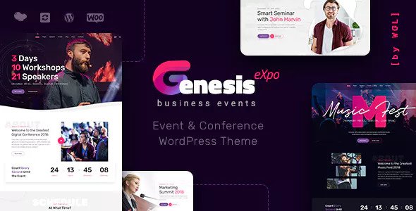 Download Free GenesisExpo v1.0.14 – Business Events & Conference Theme