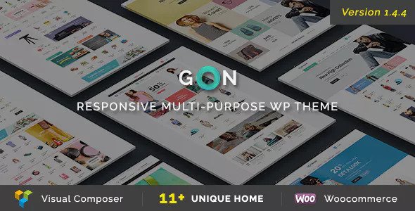 Download Free Gon v1.4.4 – Responsive Multi-Purpose WordPress Theme