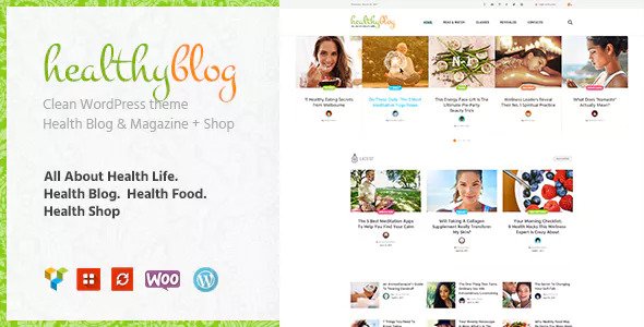 Download Free Healthy Living v1.2 – Blog with Online Store WordPress Theme Download Free Healthy Living v1.2 – Blog with Online Store WordPress Theme