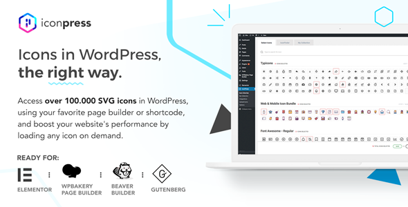 Download Free IconPress Pro v1.4.5 – Icon Management for WordPress