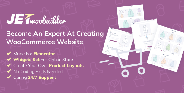 Download Free JetWooBuilder v1.3.7 – WooCommerce Addon for Elementor