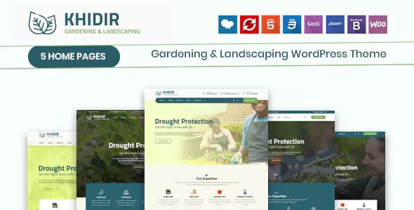 Download Free Khidir v1.0 – Gardening & Landscaping WordPress Theme