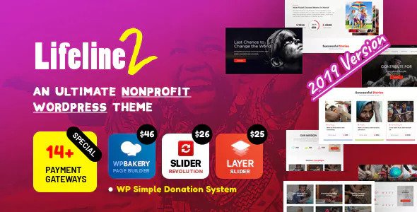 Download Free Lifeline 2 v3.4.7 – An Ultimate Nonprofit Theme