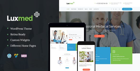 Download Free LuxMed v1.2 – Medicine & Healthcare WordPress Theme Download Free LuxMed v1.2 – Medicine & Healthcare WordPress Theme