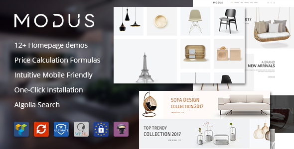Download Free Modus v1.4.8 – Modern Furniture WooCommerce Theme