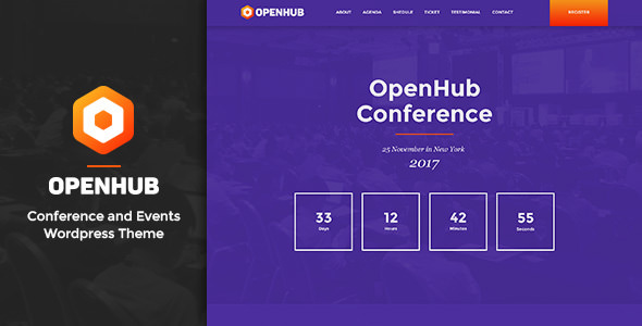 Download Free OpenHub v1.3 – A Stylish Events & Conference Theme
