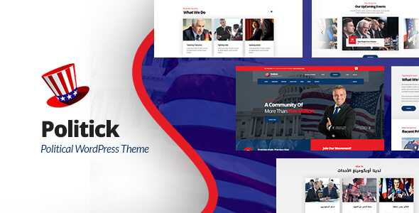 Download Free Politick v1.1 – Political Responsive WordPress Theme