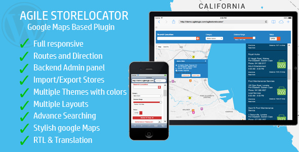 Download Free Store Locator (Google Maps) For WordPress v4.5.1