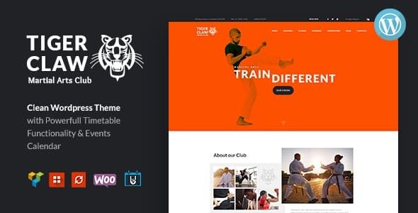 Download Free Tiger Claw v1.1 – Martial Arts School and Fitness Center
