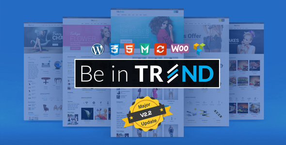 Download Free Trend v2.4 – Multipurpose Modern Shop WooCommerce Theme