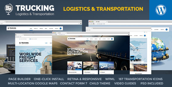 Download Free Trucking v1.4.6 – Transportation & Logistics WordPress
