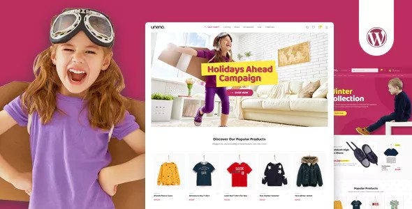 Download Free Uneno v1.0.4 – Kids Clothing & Toys Store WooCommerce Theme
