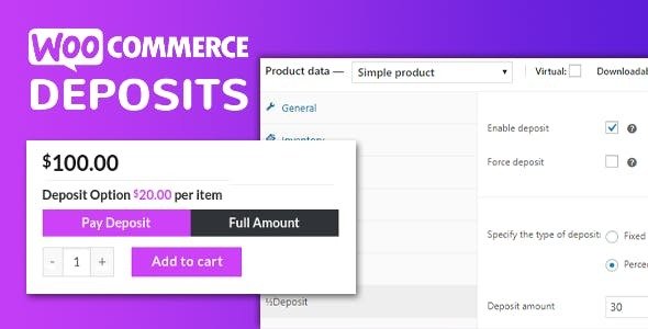 Download Free WooCommerce Deposits v2.4.6 – Partial Payments Plugin
