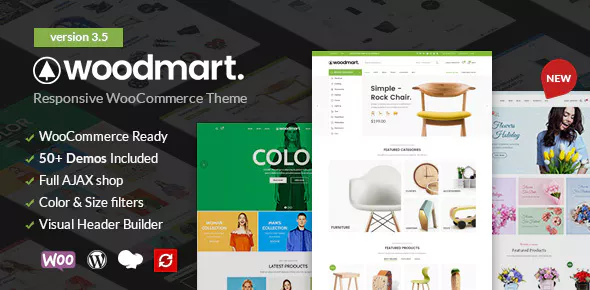 Download Free WoodMart v3.5.2 – Responsive WooCommerce Theme