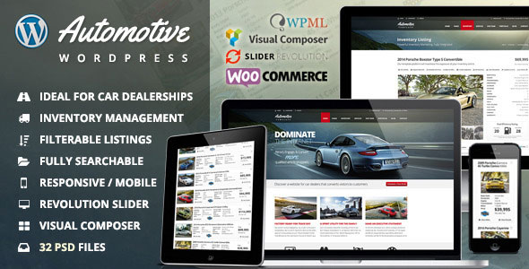Download Free Automotive v10.7 – Car Dealership Business WordPress Theme