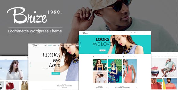 Download Free Brize v1.3.1 – Responsive WooCommerce Fashion Theme