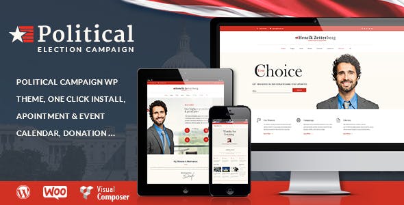 Download Free Candidate v1.8 – Political / Non-profit WordPress Theme