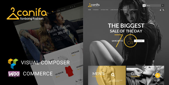 Download Free Canifa v2.4 – Fashion Responsive WooCommerce Theme