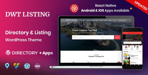 Download Free DWT Listing v3.0.6 – Directory & Listing WordPress Theme