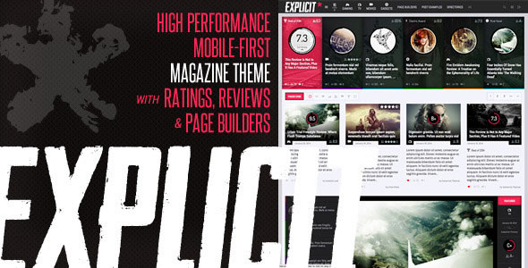 Download Free Explicit v2.6 – High Performance Review/Magazine Theme
