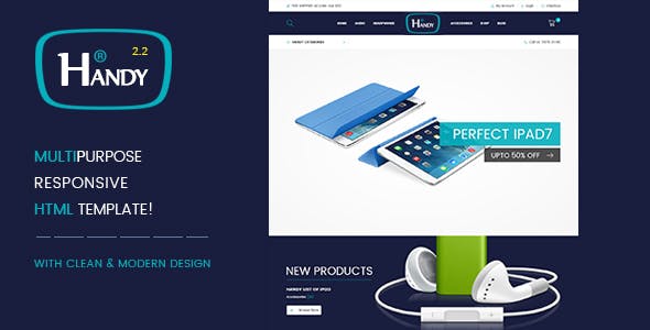 Download Free Handy Shop v2.2 – Digital RTL WooComerce Theme