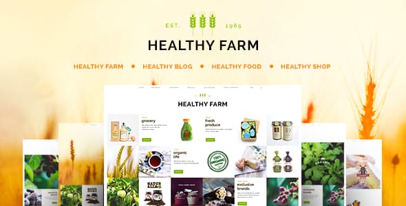 Download Free Healthy Farm v2.3 – Food & Agriculture WordPress Theme