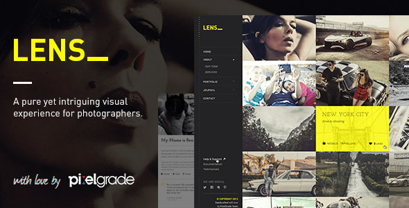 Download Free LENS v2.5.1 – An Enjoyable Photography WordPress Theme