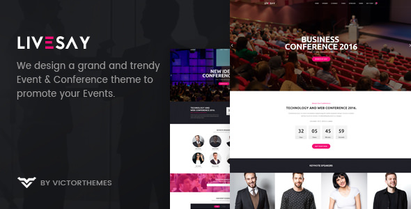 Download Free Livesay v1.6 – Event & Conference WordPress Theme