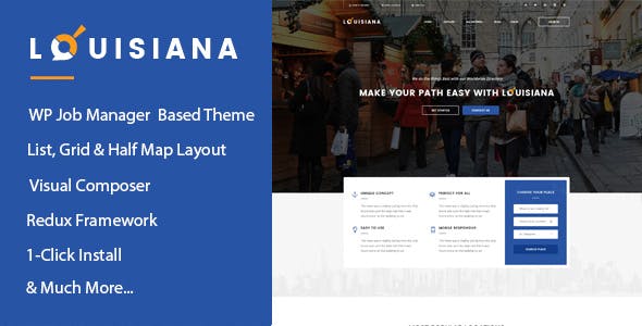 Download Free Louisiana v1.1 – Responsive Listing Directory Theme