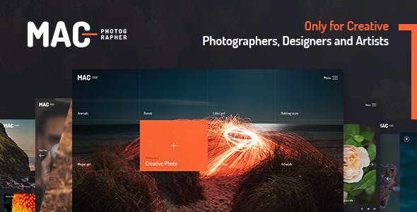 Download Free MAC v1.1 – Photography Fullscreen WordPress Theme