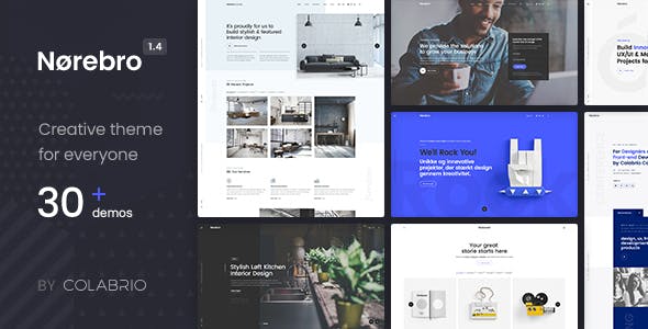 Download Free Norebro v1.4.0 – Creative Multipurpose WordPress Theme