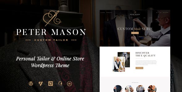 Download Free Peter Mason v1.2.0 – Custom Tailoring and Clothing Store