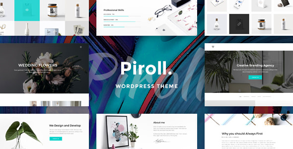 Download Free Piroll v1.1.0 – Portfolio WordPress Theme