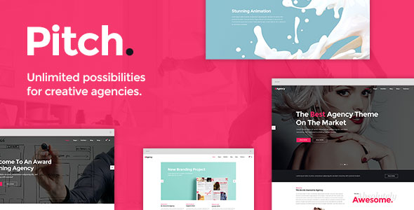 Download Free Pitch v3.0.0 – A Theme for Freelancers and Agencies