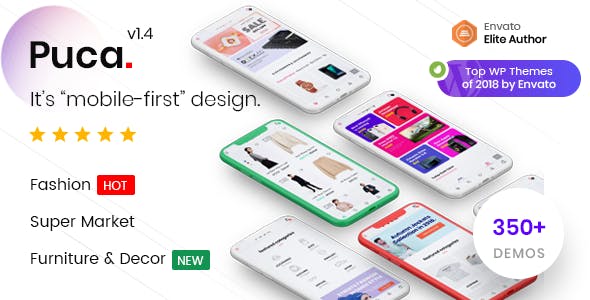 Download Free Puca v1.4.5 – Optimized Mobile WooCommerce Theme