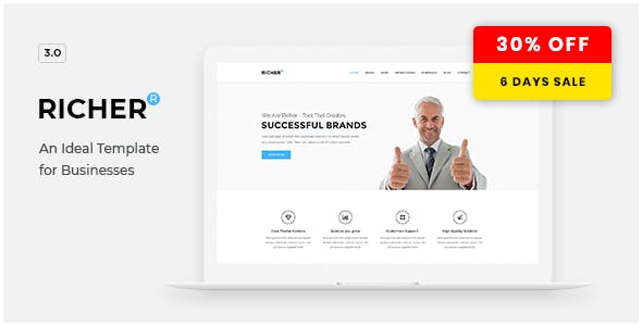 Download Free Richer v3.2.5 – Responsive Multi-Purpose Theme