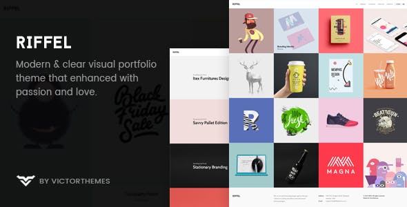 Download Free Riffel v1.5 – A Bold & Rich Portfolio Theme