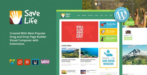 Download Free Save Life v1.2 – Non-Profit, Charity & Donations