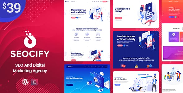 Download Free Seocify v1.6 – SEO And Digital Marketing Agency