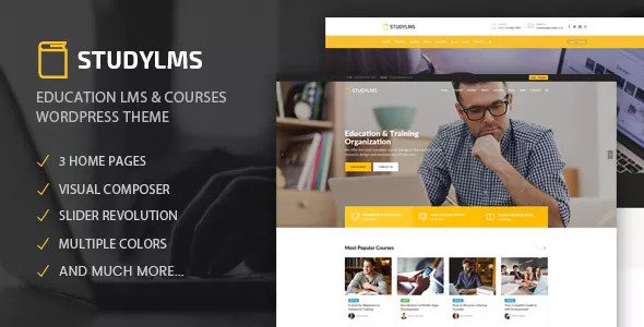 Download Free Studylms v1.6 – Education LMS & Courses Theme