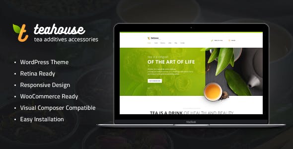 Download Free Tea House v1.1 – Tea Store and Cafe WordPress Theme