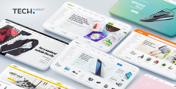 Download Free Techmarket v1.3.1 – Multi-demo & Electronics Store Theme