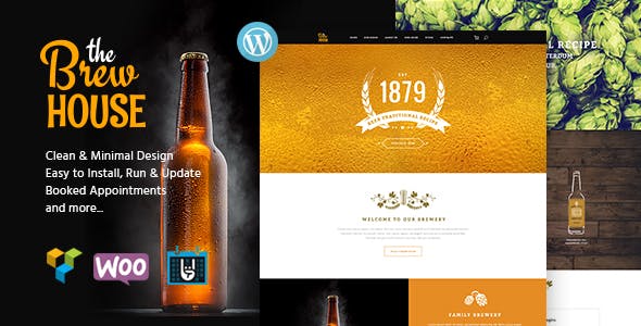 Download Free The Brew House v1.5 – Brewery / Pub / Restaurant Theme