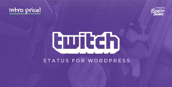Download Free Twitch Status for WordPress v1.3 Download Free Twitch Status for WordPress v1.3