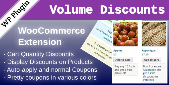 Download Free WooCommerce Volume Discount Coupons v1.5.0