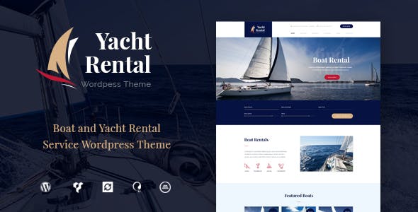 Download Free Yacht and Boat Rental Service v1.2 – WordPress Theme