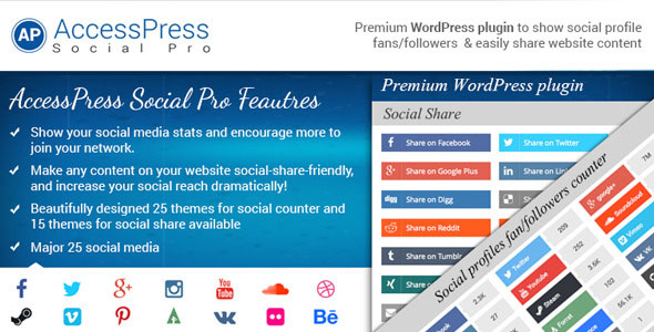 Download Free AccessPress Social Pro v1.3.7
