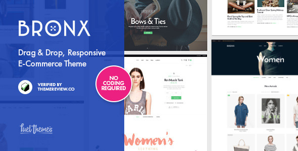 Download Free Bronx v2.0.1 – Responsive Drag & Drop WooCommerce Theme