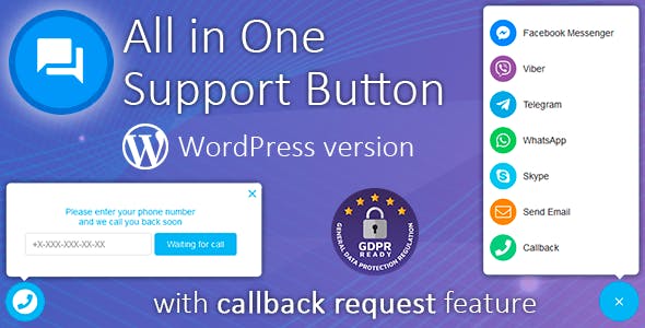 Download Free Contact us all-in-one button with callback v1.5.8