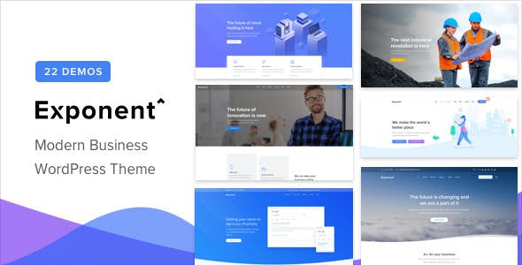Download Free Exponent v1.1.1 – Modern Multi-Purpose Business Theme
